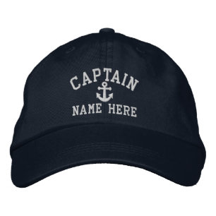 Casquette Brodée Capitaine - personnalisable