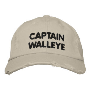 Casquette Brodée Capitaine Walleye - Walleye Fishing