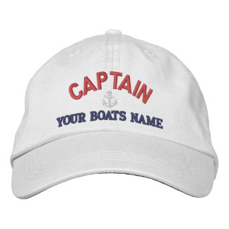 Casquette Brodée Capitaines de voile personnalisés