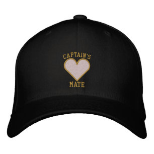 Casquette Brodée CAPITAINE'S MATE Heart Design