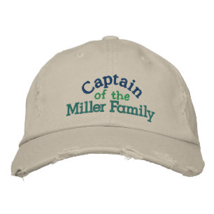 Casquette Brodée Captain Cap de Family - Journée des filles