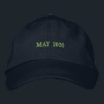 Casquette Brodée Capture the Significance of MAY 2026 Navy Color<br><div class="desc">Capture the significance of “MAY 2026” with this Navy Alternative Apparel Basic Adjustable Cap, featuring precision embroidery that adds a refined and lasting touch. The one-size-fits-all adjustable strap ensures a comfortable fit for everyone, making it ideal for seasonal events, company milestones, farewell parties, or promotional launches. Place your bulk order...</div>
