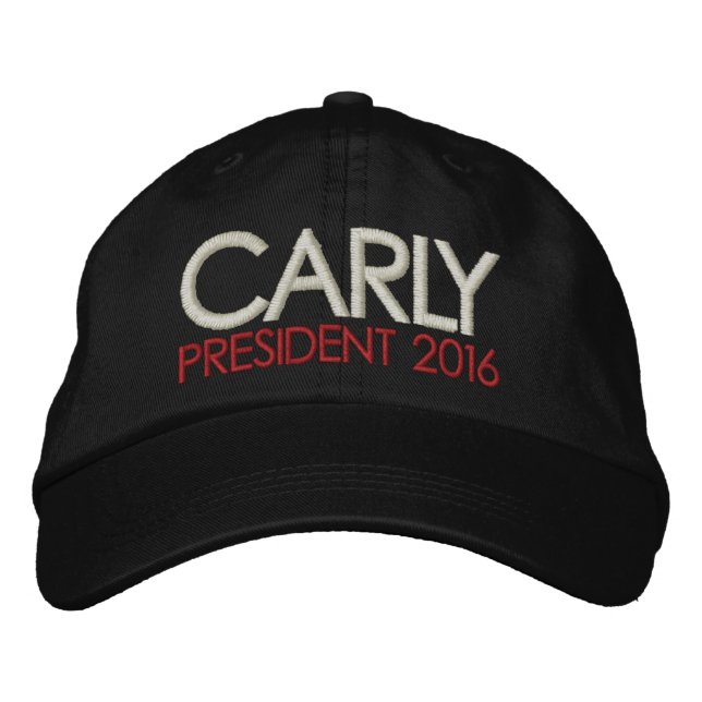 Casquette Brodée CARLY FIORINA Président 2016 (Devant)