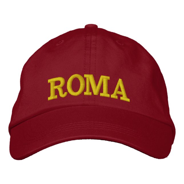 Casquette Brodée Casque pour Rome (Devant)