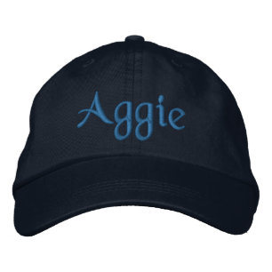 Casquette Brodée Casquette/Casquette de baseball brodé Aggie Blue