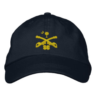 Casquette Brodée Cavalerie de Caroline du Sud (brodée)