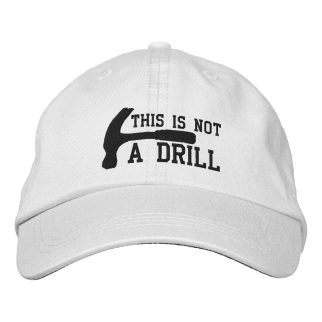 Casquette Brodée Ce N'Est Pas Un Exercice (Devant)