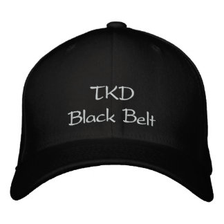 Casquette Brodée Ceinture noire TKD