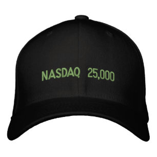 Casquette Brodée Célébration du NASDAQ 25000 en Bourse
