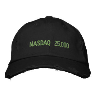 Casquette Brodée Célébration du NASDAQ 25000 en Bourse