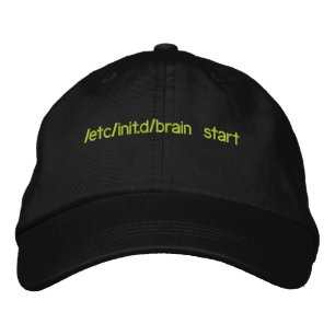 Casquette Brodée cerveau init