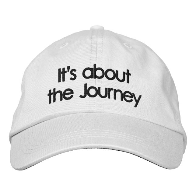 Casquette Brodée C'est à propos du voyage (Devant)