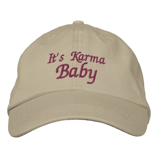 Casquette Brodée C'est bébé de karma mignon (Devant)