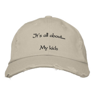 Casquette Brodée C'est pour...... Mes enfants.