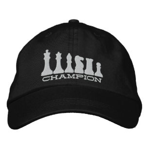 Casquette Brodée Champion d'échecs