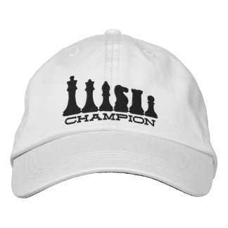 Casquette Brodée Champion d'échecs