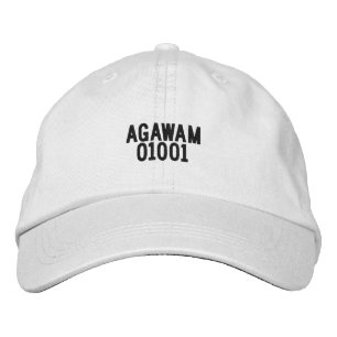 Casquette Brodée Chapeau Agawam Massachusetts