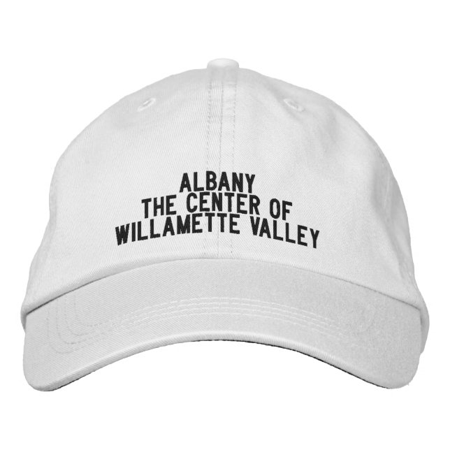 Casquette Brodée Chapeau Albany Oregon (Devant)