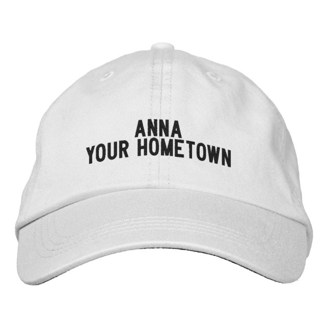 Casquette Brodée Chapeau ANNA TEXAS (Devant)