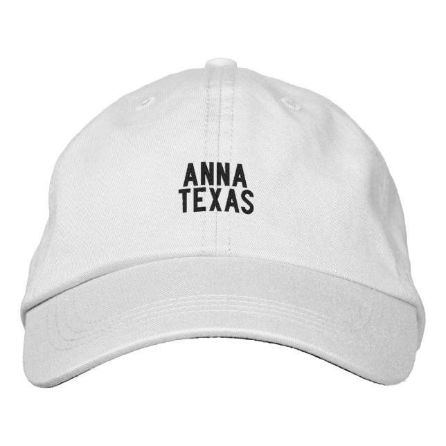 Casquette Brodée Chapeau ANNA TEXAS (Devant)