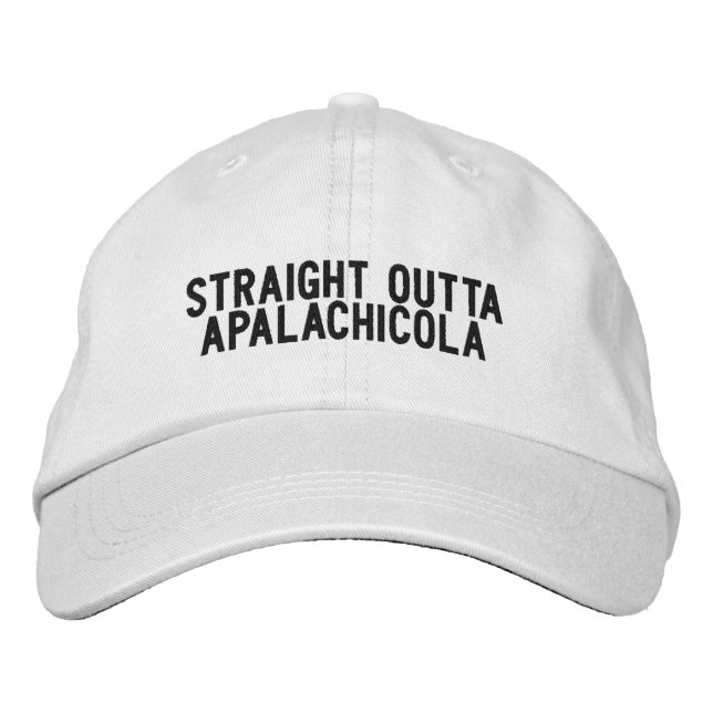 Casquette Brodée Chapeau Apalachicola Floride (Devant)