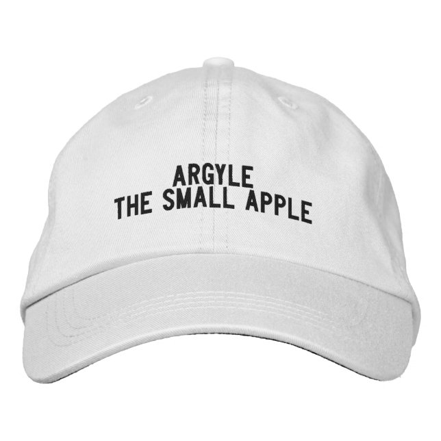 Casquette Brodée Chapeau ARGYLE TEXAS (Devant)