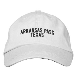 Casquette Brodée Chapeau ARKANSAS PASS TEXAS