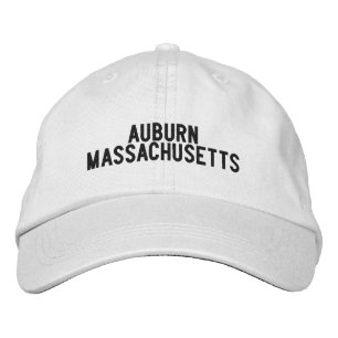 Casquette Brodée Chapeau AUBURN Massachusetts