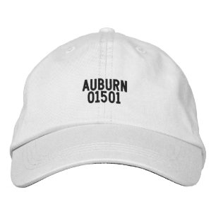Casquette Brodée Chapeau AUBURN Massachusetts