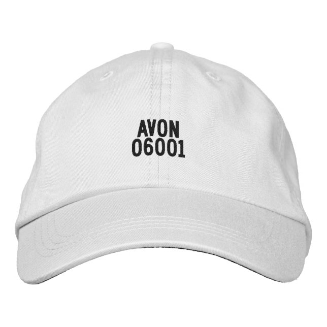 Casquette Brodée Chapeau AVON Connecticut (Devant)