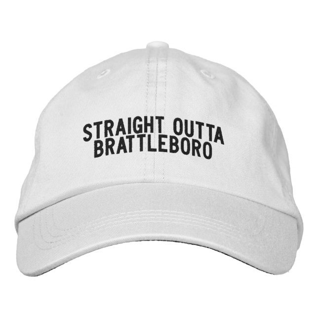 Casquette Brodée Chapeau BRATTLEBORO Vermont (Devant)