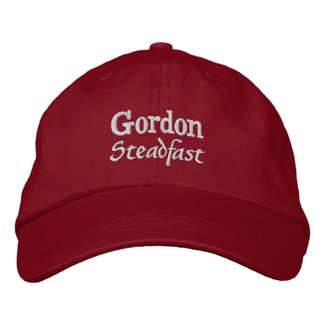Casquette Brodée Chapeau brodé avec la devise du clan Gordon (Devant)