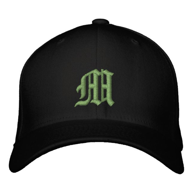 Casquette Brodée Chapeau brodé avec monogramme pour fête d'annivers (Devant)