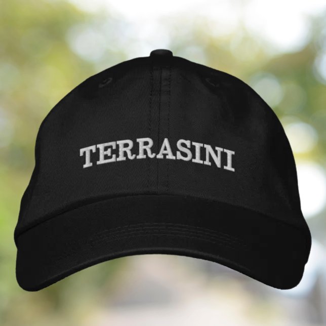 Casquette Brodée Chapeau brodé CYO Terrasini (Terrasini Embroidered Hat - Custom Italian Location)