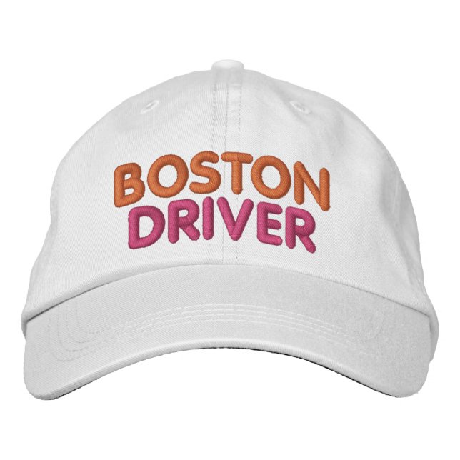 Casquette Brodée Chapeau brodé de chauffeur de Boston (Devant)