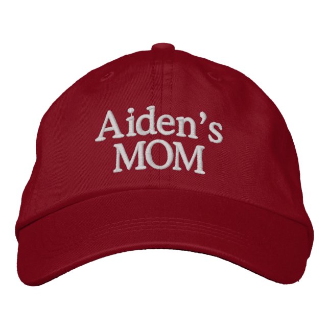 Casquette Brodée Chapeau Brodé de Maman (Devant)