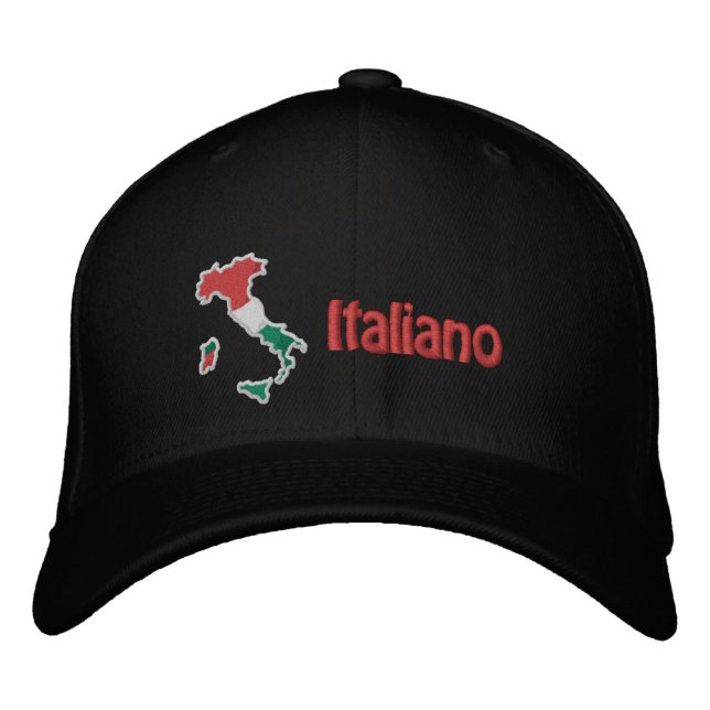 Casquette Brodée Chapeau Brodé d'Italie (Devant)