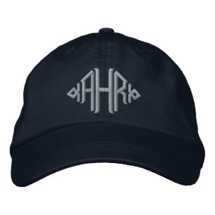 Casquette Brodée Chapeau Brodé Élégant avec Monogramme
