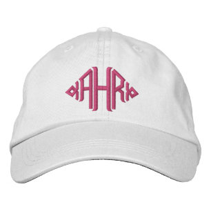 Casquette Brodée Chapeau Brodé Élégant avec Monogramme