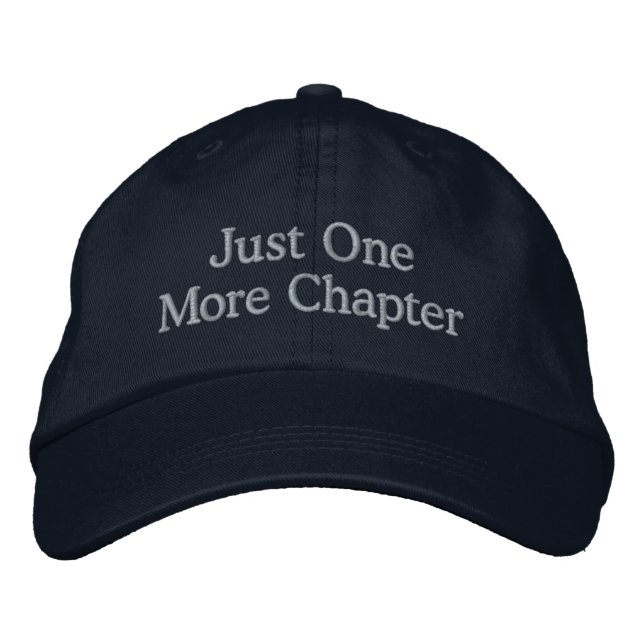 Casquette Brodée Chapeau Brodé Lecture de Livres (Devant)