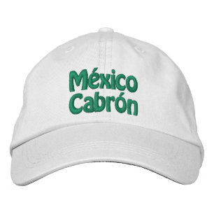Casquette Brodée Chapeau Brodé México Cabrón