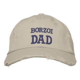 Casquette Brodée Chapeau Brodé Papa Borzoï