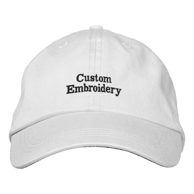 Casquette Brodée Chapeau brodé sur mesure (Devant)