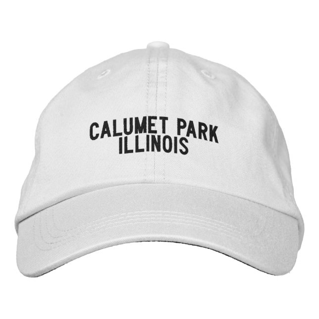 Casquette Brodée Chapeau Calumet Park Illinois (Devant)