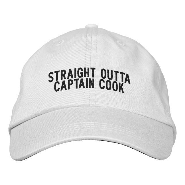 Casquette Brodée Chapeau CAPTAIN COOK Hawaï (Devant)