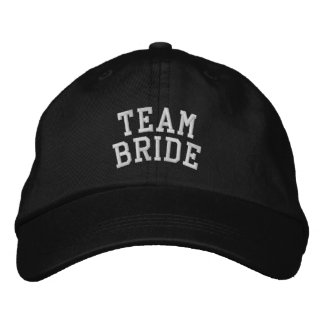Casquette Brodée Chapeau de fête de bachelorette brodé Team Bride