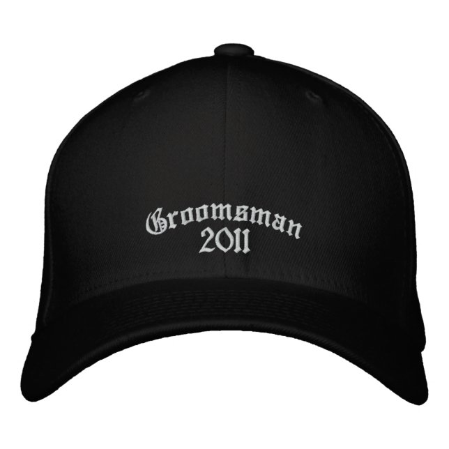 Casquette Brodée Chapeau de garçon d'honneur (Devant)