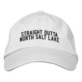 Casquette Brodée Chapeau de North Salt Lake Utah