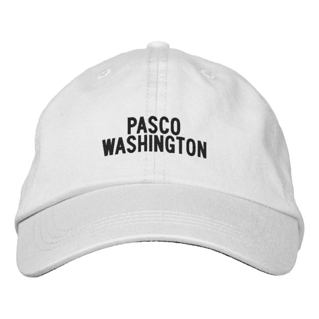Casquette Brodée Chapeau de Pasco Washington (Devant)