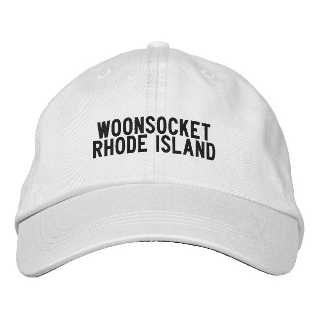 Casquette Brodée Chapeau de WOONSOCKET Rhode Island (Devant)